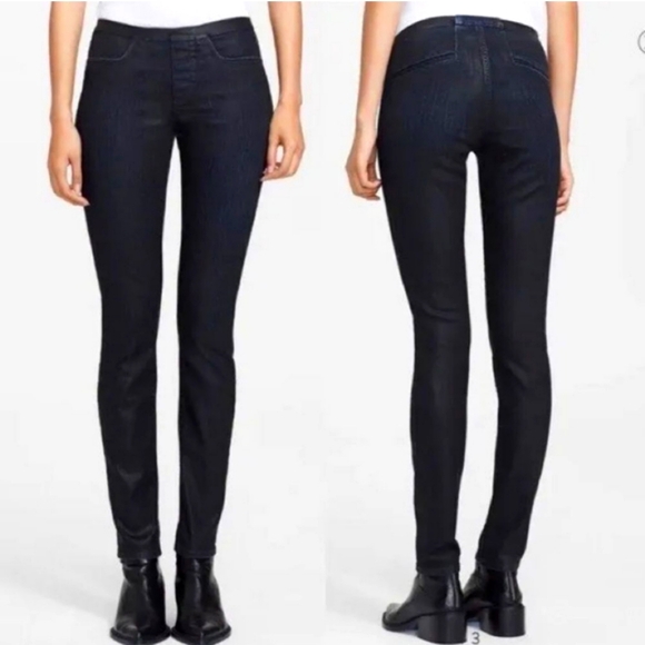 Coated Jeans Helmut Lang Mortar pull-on Skinny pants Cooler than Leather pants😎 - Picture 13 of 16
